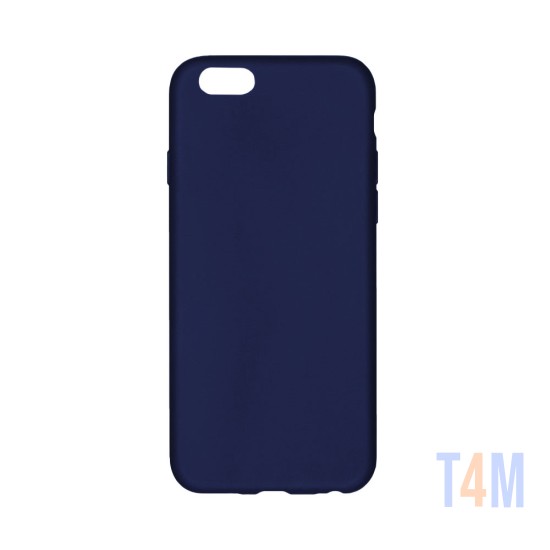 Funda de Silicona para Apple iPhone 6/6S Azul Oscuro